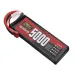 ZOP Power 7.4V 5000mAh 120C 2S LiPo Battery T Plug for RC Car
