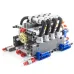MOC Technology Building Blocks Bricks Power Functions Automotive Speed Gearbox V8 Engine Model Transmission Machinery M L Motor Battery Box DIY Assembling Toys