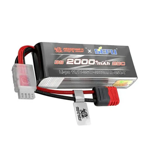 MJX 3S Battery 11.1V 25C 2000mAh L I-PO Battery with T Plug for MJX 14301 14302 14303 14304 14209 14210 14211 RC Car