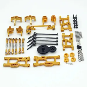 Wltoys 144001 144010 124017 124019 124018 Upgraded Metal Parts Set RC Car Parts