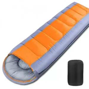 Xmund Envelope Sleeping Bag Hollow Cotton Filling 0Weather Polyester Fabric Lightweight Washable Camping Hiking Blanket Travel Essential Portable Outdoor Accessory