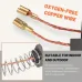 40pcs Carbon Brushes Brush Repairing Part for General Electric Motor for Electric Motors Graphite Brush 10 Different Types