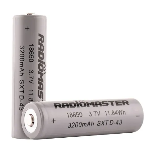 Radiomaster 3.7V 18650 3200mAh Battery for RadioMaster GX12 Pocket TX16S Boxer TX12 MT12 Radio Transmitter