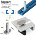 4Pcs T Track Stop Block for T-Track Low-Profile Design Precision CNC Router Table Clamp For Woodworking Sanding and Routing