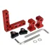 ENJOYWOOD 6PCS Woodworking Upgrade Right Angle Positioning Clamp Precision 90 Degree Clamping Square L-Shaped Auxiliary Fixture Splicing Board Carpenter Square Ruler Woodworking Tool