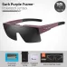 WESBIKING Flip Up Polarized Cycling Glasses Lightweight HSunglasses Fit Over Myopia Bike Riding Driving Goggles Outdoor Travel Fishing Eyewear