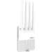 PLERY R623 4G LTE Router Wireless 300Mbps Fast Wired and Wireless Connections Support Micro SIM Card Slot WiFi Routers with Four High Gain Antennas