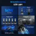 NOVSIGHT A500-T2 160W High Power 2PCS  33,000LM DC9-32V Car LED Headlights 6500K Cool White IP68 Waterproof