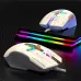 XUNFOX H6 RGB Mecha Style Wired Gaming Mouse 1200-3600DPI 6-Keys USB Wired E-sports Gamer Mice for PC Laptop Computer