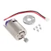 Upgraded Accessories 370 High-Speed Brushed Motor with Base for MN99S MN78 WPL C24 C34 RC Car Vehicle Models Spare Parts