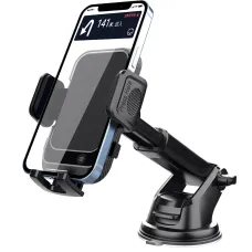 3-7 Inch Screen Car Dashboard Mobile Phone Navigation Holder Car Mobile Phone Holder with Retractable Suction Cup