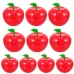 10PCS 6x5cm Christmas Candy Box Apple Shape Wedding Candy Box Christmas Fillable Decorative Ball Candy Gift Wrapping Gift