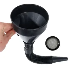 Engine Refueling Funnel Oil Filling Strainer Car Motorcycle Extension Pipe Hose Funnels Tool with Oil Filter Mesh