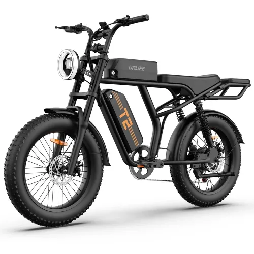 EDIRECT URLIFT2 Electric Bike 48V 15.6AH 500W(Peak 1500W) Motor Recommended Top Speed 25KM/H 20inch Fat Tire 160KM Max Mileage 120KG Max Load Electric Bicycle