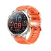MK100 1.7-inch HD Screen GPS Built-in Flashlight Altitude and Air Pressure 720mAh Massive Battery bluetooth Call Heart Rate Blood Oxygen Monitor Sleep Monitoring Multi-sport Modes 1ATM Waterproof Smart Watch
