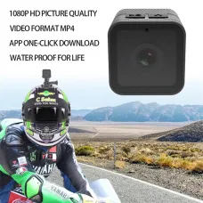 WiFi Waterproof 1080P HD Sports Small Camera Portable Motorcycle Bicycle Driving Recorder High-Definition Action Camera for Outdoor Activities