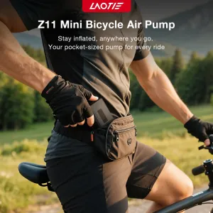LAOTIZ11 130PSMini Electric Pump - Ultra-Light Portable Air Compressor with LE& Auto-Stop for Road Bikes, MTBs, E-Bikes, Scooters, Balls & More
