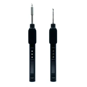 Mini Soldering Iron 100W High Power L210C/L245C 0.99-Inch TFT Color Screen Adjustable Temperature 50-500C Aluminum Alloy Body Fast Heating Compatible with USB Chargers and Power Banks