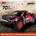 GTFANS M607 RTR 1/12 2.4G 4WD 70km/h Brushless RC Car Short Course Off-Road Truck Carbon Fiber Chassis Hobbywing Surpass Motor ESC Metal Differential Gear LED Light High Speed Oil Filled Shocks Vehicles Models Toys