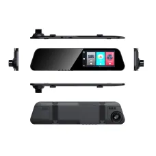 B15Y 4.5 Inch Touchscreen 1080P HD Front and Rear Dual Recording Rearview Mirror Driving Recorder Night Vision Rear Camera AI Chip Wide Angle Car DVR