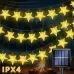 IPRee 7/12M Outdoor Solar String Lights 50/100LEStar String Lights 8 Mode Waterproof Solar Fairy Lamp for Garden Wedding Party Decor