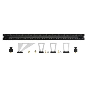 Onkel.J 28pcs Dovetail Tenon Marking Ruler Adjustable Tail Joint Marking Gauge Stable Template Support For Carpentry Marking