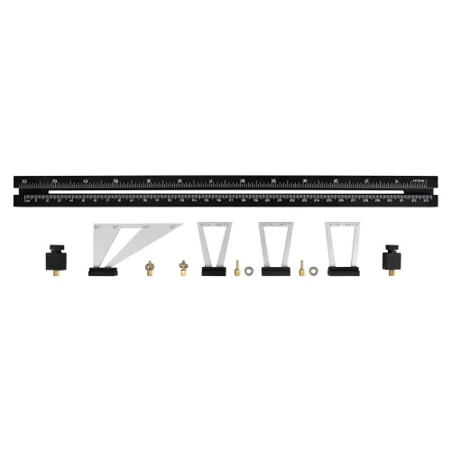 Onkel.J 28pcs Dovetail Tenon Marking Ruler Adjustable Tail Joint Marking Gauge Stable Template Support For Carpentry Marking