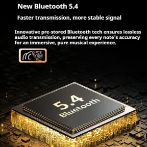 YYK-Q30 TWS bluetooth 5.4 Earbuds Wireless ANC Earphone with LCD Touch Screen Spatial Audio 80H Playback Low Delay Touch Control In-ear Sports Headphones