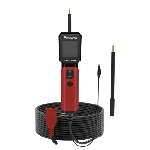 AERmotor P100 PLUS Electrical System Tester With 5 different Tester Adapters Automotive Battery Tester Car Circuit Tester Probe
