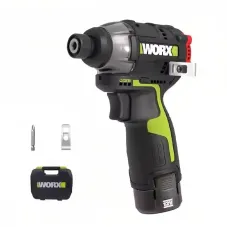WORX WU132X Cordless Brushless Impact Screwdriver 160N.m. Torque SDS Chuck 2 Speed Modes Lightweight Design