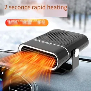 High-Quality Portable Car Heater Fan  Fast  Efficient  Reliable - Perfect for Tech-Savvy Car Owners