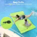 WARMOUNTFloating Water Pad for Single, 8 x 4 FTear-Resistant 3-Layer XPFoam Floating Mat Recreation Relaxing Lily Pad for Pool Lake River Ocean Boats Outdoor Water Activities