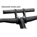 GUB G202 Bicycle Handlebar Extender Lengthened Design Carbon fiber Aluminum Alloy Mountain Bike Mount Mobile Bike Light Phone Holder