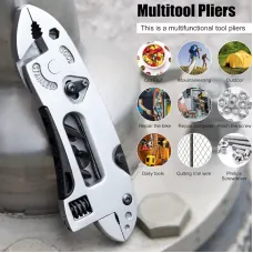 IPRee Multitool Pliers Pocket Knife Screwdriver Set Kit Adjustable Wrench Jaw Spanner Repair Outdoor Camping Survival Multi Tools