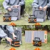 UDirect FlashFish 18V 60W Foldable Solar Panel Portable Solar Charger with DOutput USB-QC3.0 for Phones Tablets Camping Van RV Trip