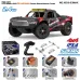 HS HS16-81MAX TORNADO RTR 1/16 2.4G 4WD 52km/h Brushless RC Car Short Course Off-Road Climbing Truck LED Light Metal Differential Gear Shock Absorber Drive Shaft CVD Full Proportional Control Vehicles Models Toys