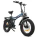 USA DIRECT DRVETION AT20 Electric Bike 48V 20Ah Battery 750W Motor Recommended Top Speed 25KM/H 20*4.0inch Tires 90-120KM Max Mileage 150KG Max Load Folding Electric Bicycle