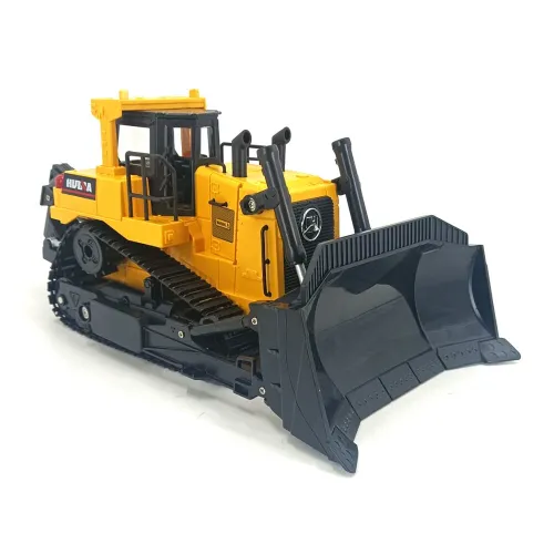 Huina 1554 1/16 11CH RC Bulldozer Car Heavy Duty Bulldozer Kids RC Vehicle Electric Toy Gifts For Kids