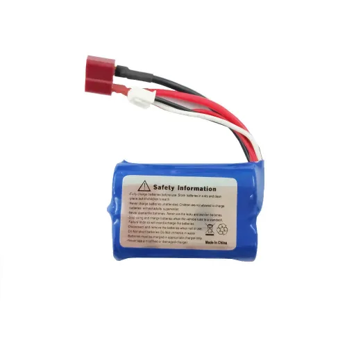 HBX M16120T 7.4V 1500mAh 15C 2S Li-ion Battery T Plug for 16889 1601 Brushed Brushless RC Car Vehicles
