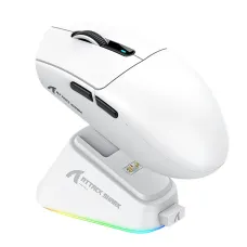 ATTACK SHARK G3PRO Tri-mode Gaming Mouse with RGB Magnetic Charging Dock PAW3311 Sensor 800-25000DPI 1KHz Polling Rate E-sports 2.4G/Wired/BT Gamer Mice for Office PC Computer
