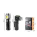 2 In 1 L-shape Flashlight LEHeadlamp USB Rechargeable Bright Magnet Strong Mini Torch 90-Degree Adjustable Multi-Functional Outdoor Adventure Tool Compact Clip Light Waterproof Hiking Gear