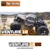 HPI  Venture18 CC Flux RTR 1/18 2.4G 4WD Mini Brushless RC Car LCG Competition Aluminum Chassis Differential Lock Straight Axles Rock Crawler Off-Road Climbing Truck Vehicles Models Metal Gears Oil Shocks Toys