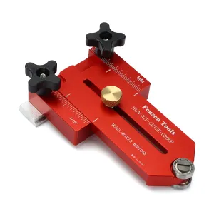 FONSON Upgrade Extended Woodworking Thin Rip Guide Lengthen Table Saw Fast Cutting Limit Fence Workbench T Track Guide