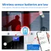 SmartHome GSM WiFi Wireless Alarm System Anti-tamper Real-time Alerts Tuya APP Remote Control 328 ft Range Smart House Wireless Security Alarm