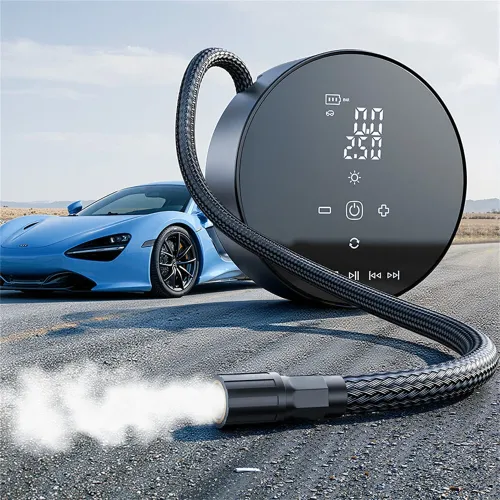 SUITU ST-9902B Speaker Version Wireless Air Pump Digital Display 140PSI Preset Tire Pressure  Automatic Start/Stop for Cars Motorcycles Bicycles Basketballs Inflate