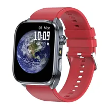 ET572 2.0-inch HD ECG PPG LED Flashlight Mini Physical Examination AI Intelligent Q&A bluetooth Call Heart Rate Blood Pressure Blood Oxygen Monitor Sleep Monitoring Blood Glucose Blood Components Measurement HRV Function IP68 Waterproof Smart Watch