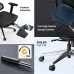 NEWTRAL NT002 Ergonomic Office Chair PRO VERSION with Footrest High Back Desk Chair with Unique Adjustable Lumbar Support Backrest Seat Depth Adjustment Tilt Function 4D Armrest Recliner Chair for Home Office