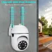 5G Dual Band Wireless WiFi Surveillance Camera Night Vision Motion Detection 2-way Audio APP Remote Monitoring Alarm Push Outdoors Safety Camera
