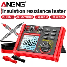 ANENG MH15 Insulation Resistance Tester Digital Megohmmeter AC/DC Voltage 0-750V/1000V Capacitance 0-60mF High Accuracy Multimeter 6000 Counts