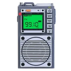 Hanrongda HRD-787 AM/FM/SW/WB Portable Radio Full Band Radio bluetooth Music Player TF Card Input Built-in Flashlight SOS Alarm Elderly Walkman Plug and Play